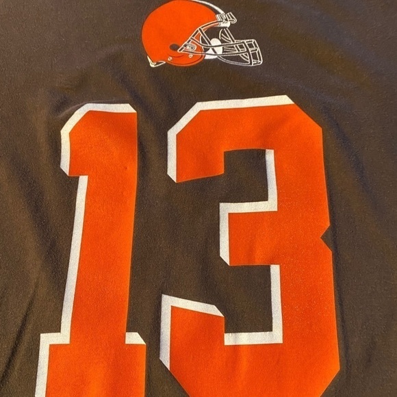 Cleveland Browns Odell Beckham Jr.  #13 T-Shirt Men’s Medium  Team Apparel NFL - Picture 3 of 6